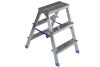 Лестница стремянка алюминиевая с двухсторонним восхождением 4 ступени
