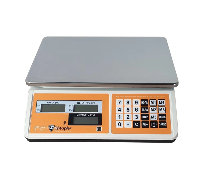 Весы торговые Shtapler TW 40-2