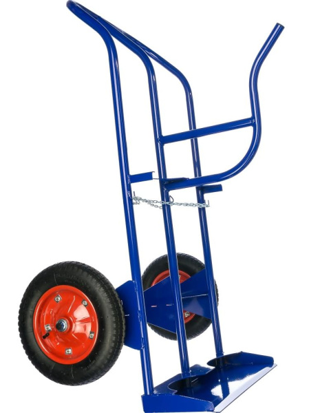 Тележка двухколесная сварочный пост КП 2 У с колёсами пневмо d350мм