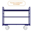 Тележка платформенная четырёхколёсная с двумя ручками ТЯ 4 (600х1200) без колёс