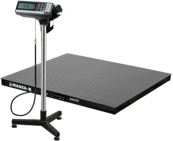 Весы платформенные моноблочные МАССА-К 4D-PM-12/10-3000-RP (1200х1000)