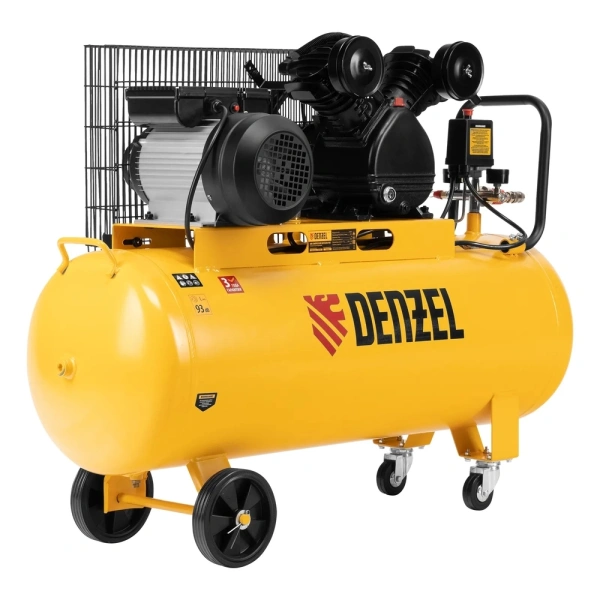 Компрессор с ременным приводом Denzel BCV2200/100, 58110