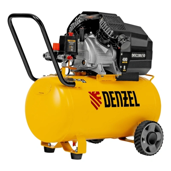 Компрессор воздушный Denzel DKV2200/50, 58083