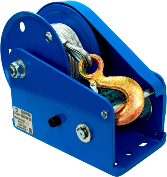 Лебедка ручная барабанная Shtapler BHW-3000 г/п 1,2т 10м (R)