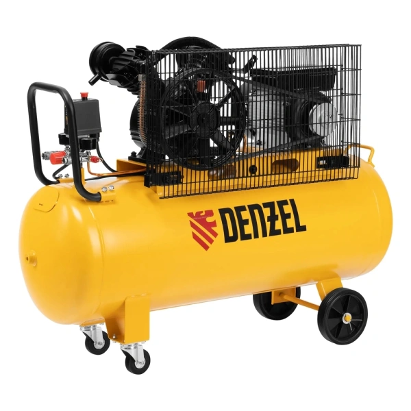 Компрессор с ременным приводом Denzel BCV2200/100, 58110