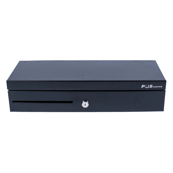 Денежный ящик POScenter 460E 460x170x100, распайка "Epson/АТОЛ, без датчика открытой крышки", черный