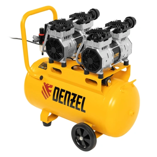 Компрессор безмасляный Denzel DLS 1500/50, 58027