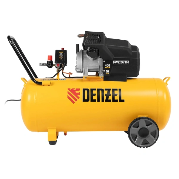 Компрессор воздушный Denzel Х-PRO DKV2200/100, 58079