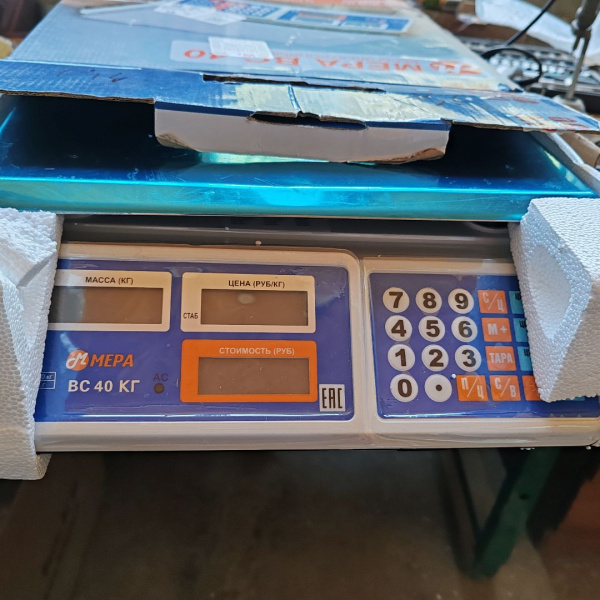 Весы торговые МЕРА ВС 40 (Уценка) 225517