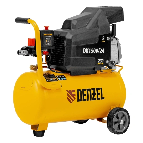 Компрессор воздушный Denzel DK1500/24, 58063