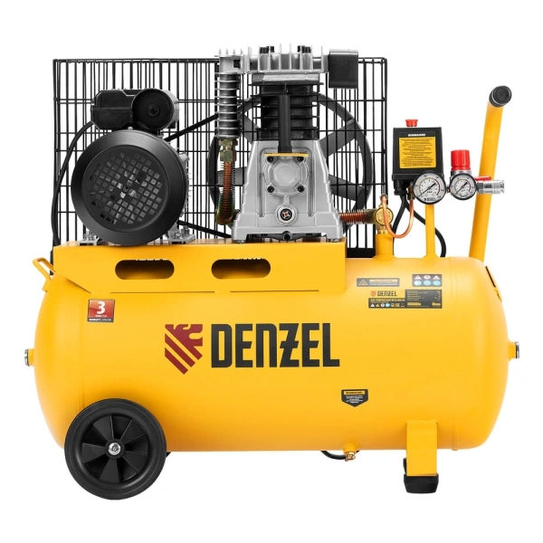 Компрессор с ременным приводом Denzel BCI2300/50, 58113