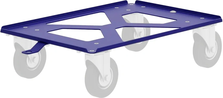 Тележка четырёхколёсная "Скейт" 420х620мм без колёс