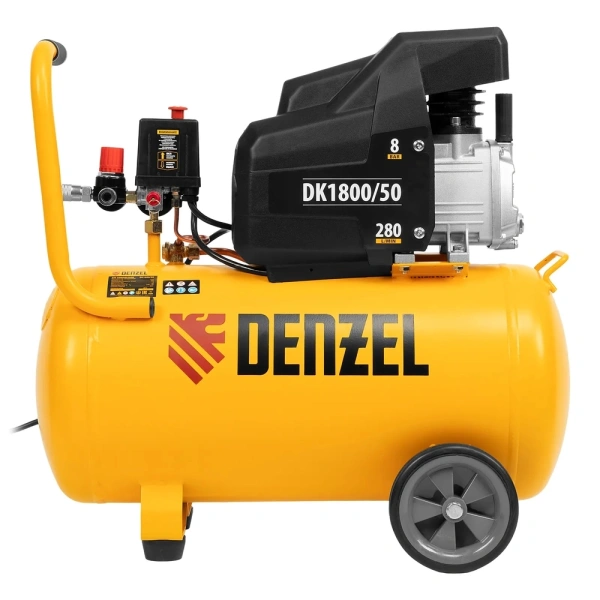 Компрессор воздушный Denzel Х-PRO DK1800/50, 58068