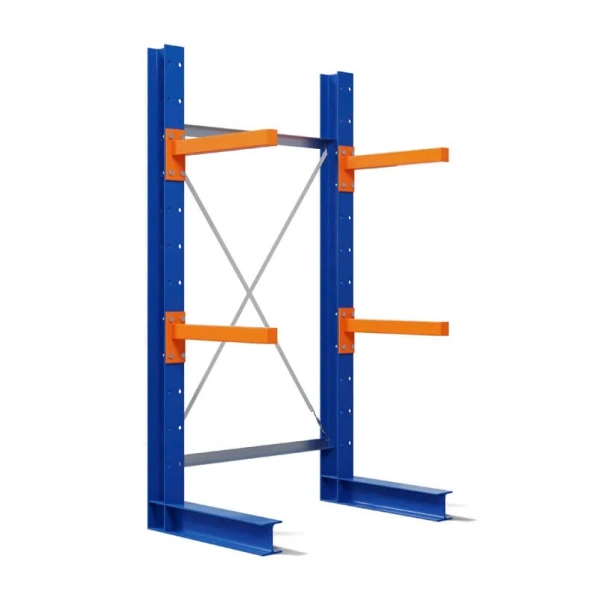 Стеллаж консольный для склада (нагрузка на консоль 500 кг, глубина 700 мм)