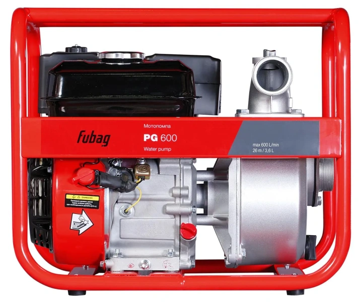 Мотопомпа для чистой воды FUBAG PG 600