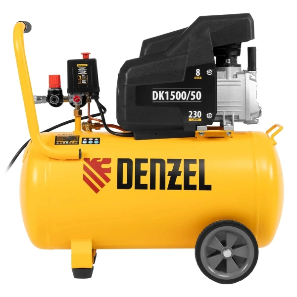 Компрессор воздушный Denzel DK1500/50, 58064