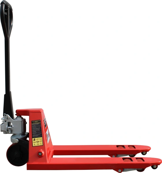 Тележка гидравлическая ручная с короткими вилами Shtapler AC 2500 PU, длина вил 800мм