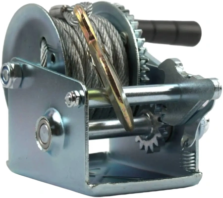 Лебедка ручная барабанная Shtapler FD-500 (220кг, 10м, трос)