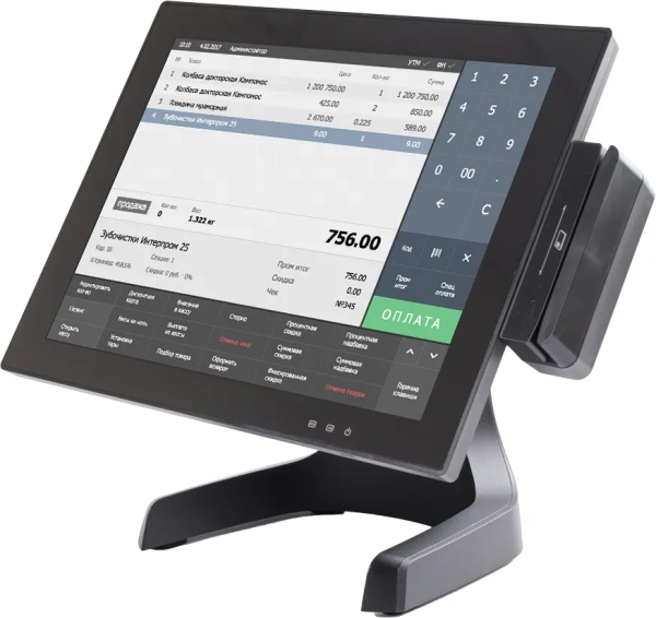 Сенсорный моноблок POSCenter POS400 (J4125, 4/128 Гб, без ОС)