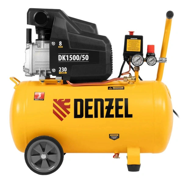 Компрессор воздушный Denzel DK1500/50, 58064
