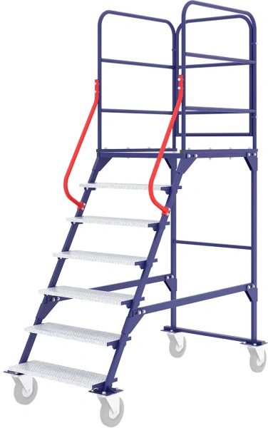 Лестница передвижная разборная ЛР 6.1, 6 ступеней