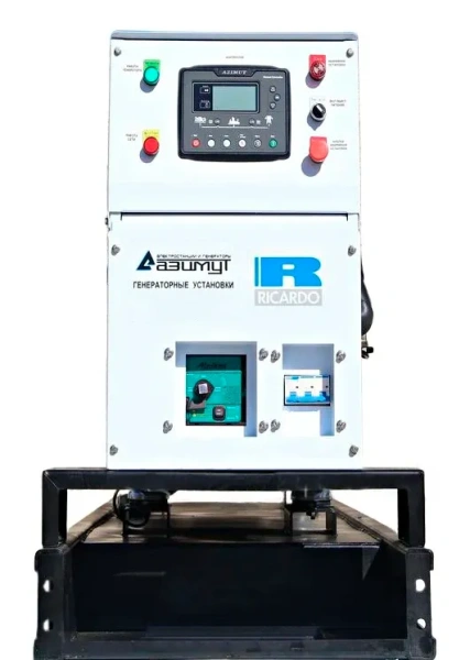 Дизельный генератор Азимут АД-50С-Т400-1РМ19 (50 кВт, открытое исполнение, двигатель Ricardo)