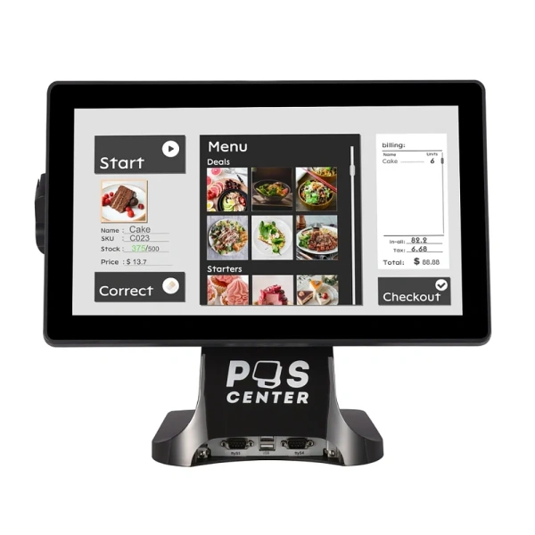 Сенсорный моноблок POScenter POS-A1 (15,6", P-CAP, RK3568, 2Gb/32Gb, WiFi, BT, MSR) Android 11
