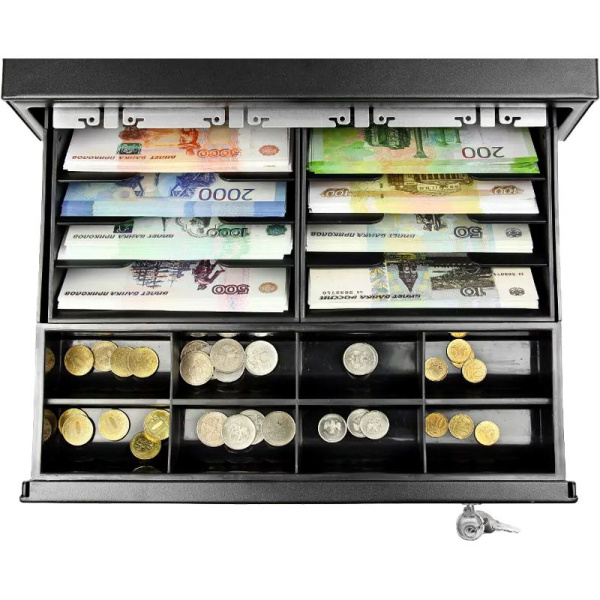 Денежный ящик 1.0/КО (супер 8 черный)