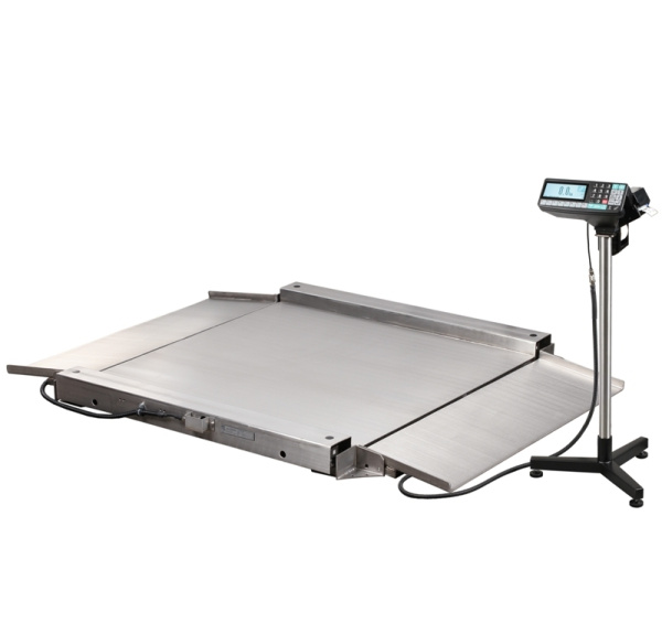 Весы низкопрофильные с печатью этикеток МАССА-К 4D-LA.S-10/10-1500-RP (1000х1000)