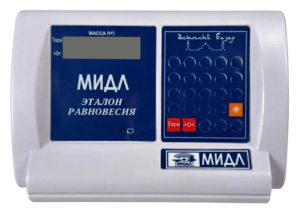 Весы товарные напольные МИДЛ МП 150 ВЖА Ф-3 (20/50, 600х800, нерж.) «Восточный Базар 518»