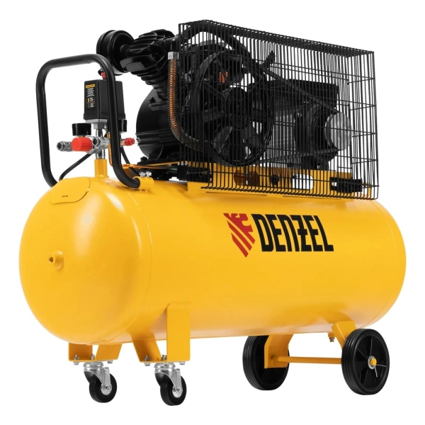 Компрессор с ременным приводом Denzel BCV2200/100, 58110