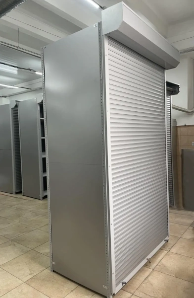 Стеллажи с рольставнями (ширина 1500 мм) 6 полок