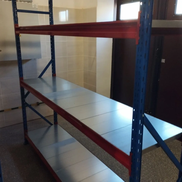Стеллаж металлический с полками (нагрузка на уровень 3000 кг) 2 уровня
