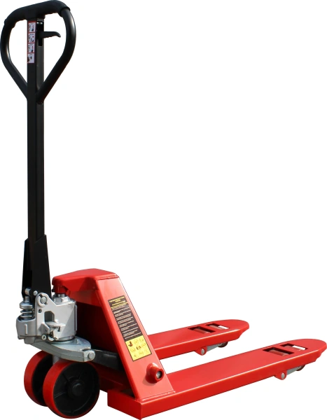 Тележка гидравлическая ручная с короткими вилами Shtapler AC 2500 PU, длина вил 800мм