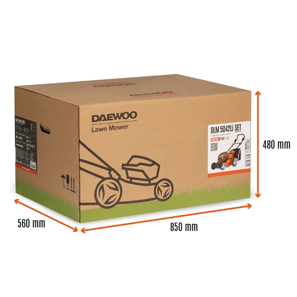 Газонокосилка аккумуляторная DAEWOO DLM 5042Li SET