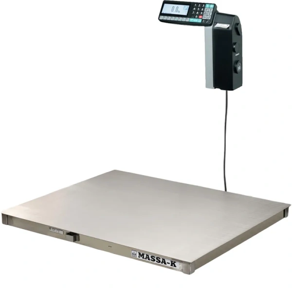 Весы платформенные с печатью этикеток МАССА-К 4D-PM.S-12/10-1000-RL (1000х1200)