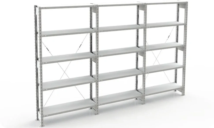 Стеллажи металлические для гаража (нагрузка на полку 120 кг) 8 полок