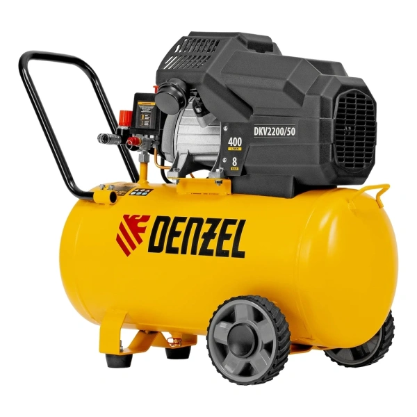 Компрессор воздушный Denzel DKV2200/50, 58083
