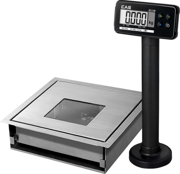 Встраиваемые торговые весы-сканер CAS PDS-II-15H (299х299)