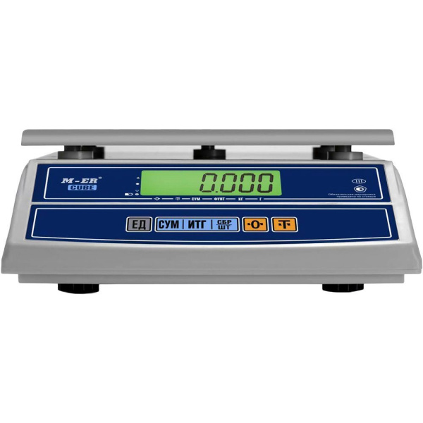 Весы фасовочные M-ER 326AF-32.5 LCD "Cube"с USB COM