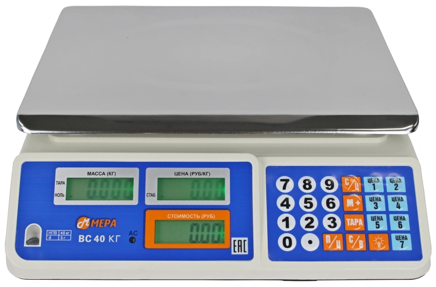 Весы торговые МЕРА ВС 40