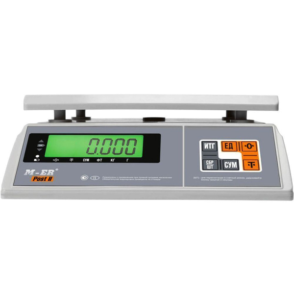Весы M-ER 326FU-15.1 LCD с RS232 без АКБ