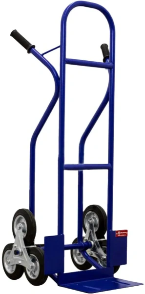 Тележка двухколесная грузовая КГЛ 170 колёса литые лестничные d160мм