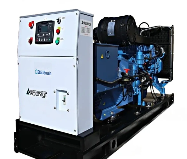 Дизельный генератор Азимут АД-100С-Т400-1РМ9 (100 кВт, открытое исполнение, двигатель Baudouin Moteurs)