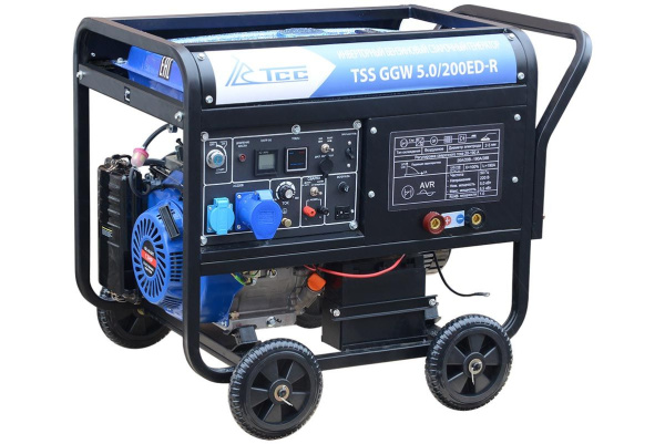 Инверторный бензиновый сварочный генератор TSS GGW 5.0/200ED-R