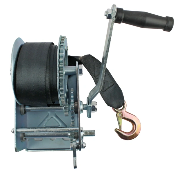 Лебедка ручная барабанная Shtapler FD-2500 (1130кг, 10м, лента)