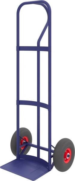 Тележка двухколесная грузовая универсальная НТ 1805 с колёсами пневмо d250мм