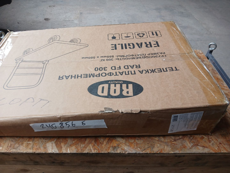Тележка платформенная четырёхколёсная RAD FD 300 (900х600) (Уценка) 240856