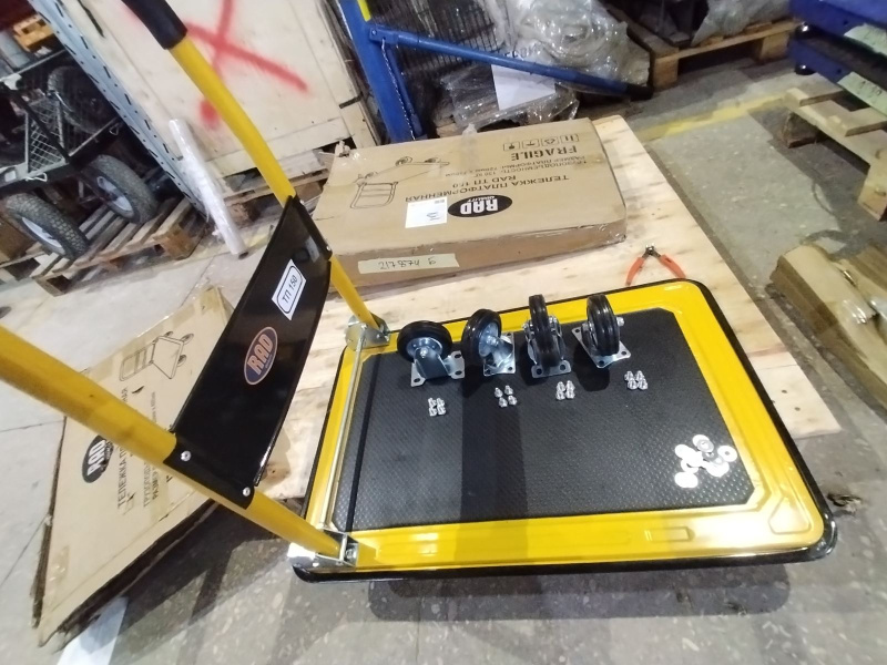 Тележка платформенная четырёхколёсная RAD ТП 150 (720х480) (Уценка) 217875