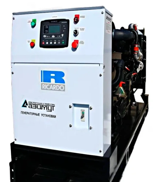 Дизельный генератор Азимут АД-100С-Т400-1РМ19 (80 кВт, открытое исполнение, двигатель Ricardo)